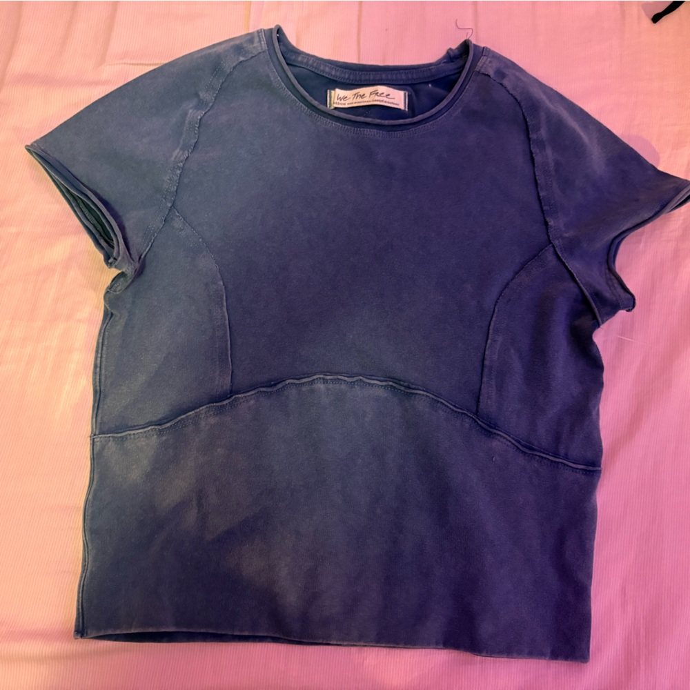 We The Free Indigo Short Sleeve Top